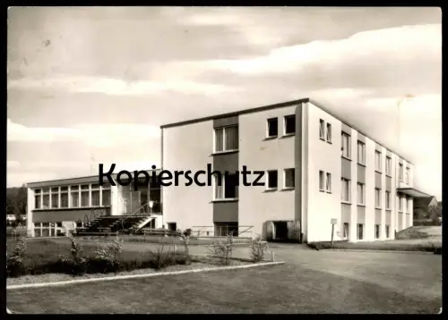 ÄLTERE POSTKARTE BAD WILDUNGEN HAUS WALDECK 60er Jahre Architektur Ansichtskarte cpa postcard