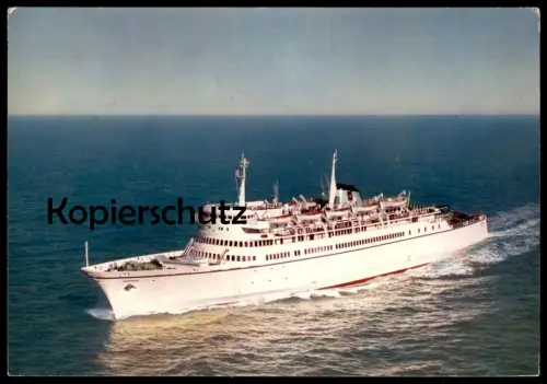 ÄLTERE POSTKARTE M/V LEPOPARD NORMANDY FERRIES LE HAVRE SOUTHAMPTON DAMPFER FÄHRE M.S. MS ferry Schiff ship cpa postcard