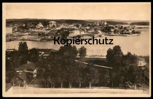 ALTE POSTKARTE SAVONLINNA NYSLOTT Schloss chateau castle Finnland Finlande Suomi postcard cpa Ansichtskarte AK