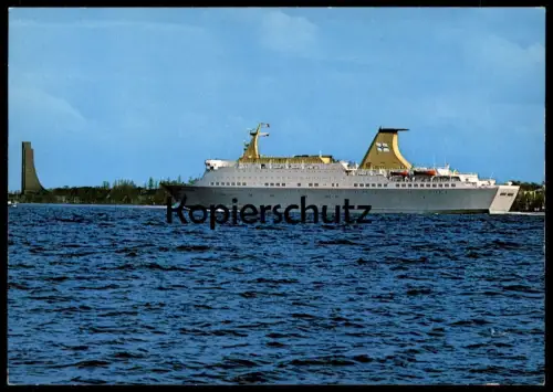 ÄLTERE POSTKARTE LABOE MIT FÄHRSCHIFF PRINZESSE RAGNHILD PRINSESSE FÄHRE ferry Schiff Motorschiff ship photo postcard AK