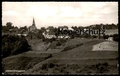 ÄLTERE POSTKARTE HONRATH PANORAMA TOTALANSICHT GRONEWALD KOLONIALWAREN LOHMAR BEI KÖLN Ansichtskarte AK postcard cpa