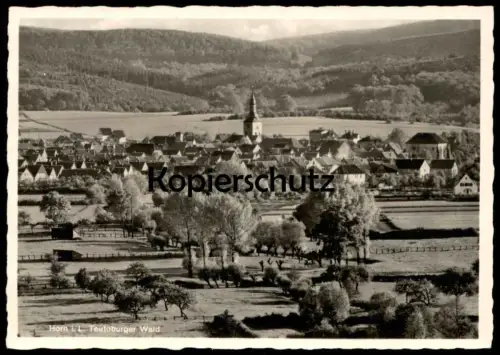 ÄLTERE POSTKARTE HORN IN LIPPE TEUTOBURGER WALD PANORAMA GESAMTANSICHT Bad Meinberg Detmold Ansichtskarte cpa postcard
