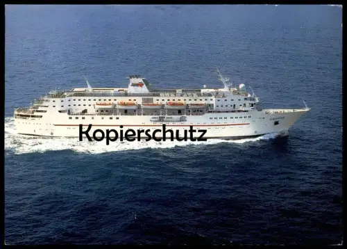 ÄLTERE POSTKARTE MS CALYPSO KREUZFAHRTSCHIFF Schiff Motorschiff Dampfer ship bateau postcard cpa AK Ansichtsarte