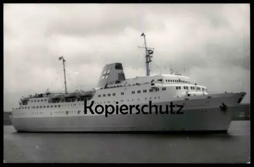 ÄLTERE ORIGINAL FOTO POSTKARTE KRONPRINS HARALD FÄHRSCHIFF FÄHRE ferry Schiff Motorschiff ship cpa photo postcard AK