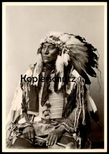 ÄLTERE POSTKARTE INDIANER HOLLOW HORN BEAR MATO HE HLOGECO SIOUX CHIEF INDIAN INDIO postcard cpa Ansichtskarte AK