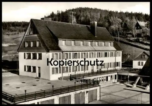 ÄLTERE POSTKARTE GEISING VEB WOHNUNGSBAUKOMBINAT COTTBUS BETRIEBSFERIENHEIM ERICH WEINERT ERZGEBIRGE SACHSEN ALTENBERG