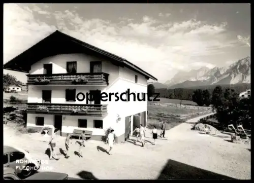 ÄLTERE POSTKARTE ROHRMOOS FLECHLHOF GÄSTEHAUS FRANZ LETTNER Untertal Schladming Pichl-Preunegg Ansichtskarte AK postcard