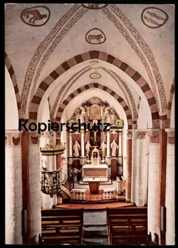 ÄLTERE POSTKARTE PFARRKIRCHE PETER UND PAUL SCHMALLENBERG DECKENMALEREI Kirche church église cpa postcard Ansichtskarte
