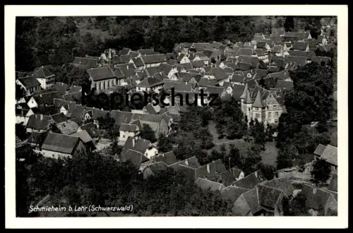 ALTE POSTKARTE SCHMIEHEIM BEI LAHR KIPPENHEIM Totalansicht Luftbild Total Gesamtansicht postcard cpa AK Ansichtskarte