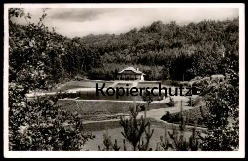 ÄLTERE POSTKARTE OTTERBERG SCHWIMMBAD Bad Freibad Otterbach bei Kaiserslautern swimming pool piscine AK cpa postcard