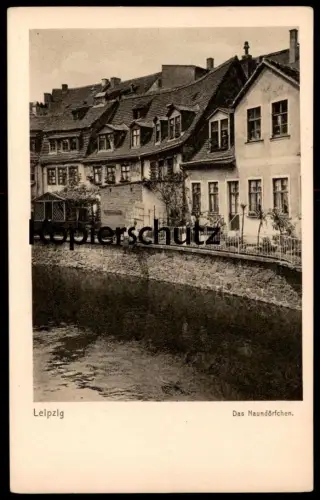 ALTE POSTKARTE LEIPZIG DAS NAUNDÖRFCHEN VERLAG BERTHA ZILLESSEN BAUTZEN AK Ansichtskarte postcard cpa