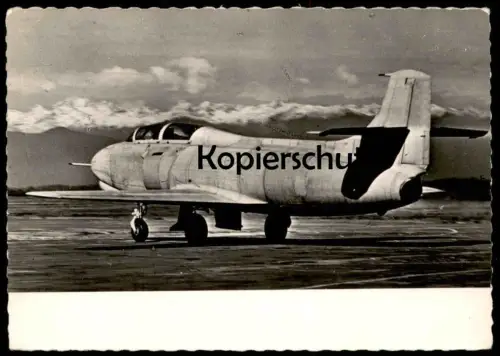 ÄLTERE POSTKARTE SCHUL- UND TRAININGSFLUGZEUGE FIAT G 80 MILITÄR-FLUGZEUGE Flugzeug military plane airplane avion cpa AK