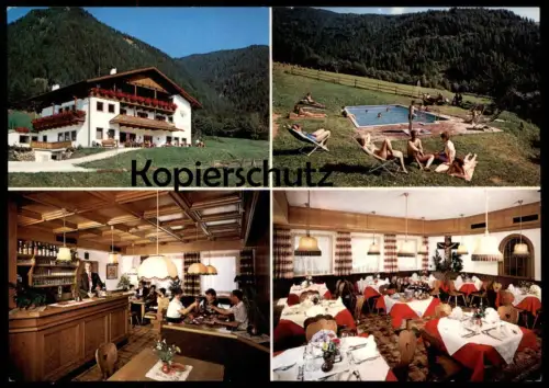 ÄLTERE POSTKARTE LÜSEN LUSON LÜSNERHOF FAMILIE HINTEREGGER Südtirol Alto Adige Dolomiti Italia italy Ansichtskarte AK