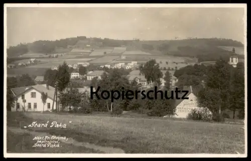 ALTE POSTKARTE STARA PAKA PANORAMA VELIMSK VANKOVA PRAZSKA SEMENA Ceska czech republic Tschechische Republik postcard