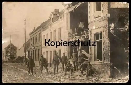 ALTE FOTO POSTKARTE GUERRE 1914-1918 MACON ? VERGT ? ROUTE ECURIE DE CHEVAUX BYR... MENTON ? Krieg Weltkrieg cpa photo