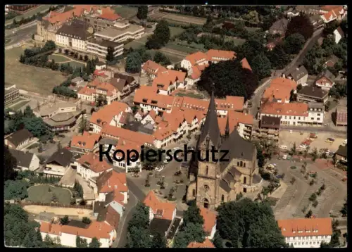 ÄLTERE POSTKARTE METTINGEN HEIMAT DER TÜÖTTEN LUFTBILD FLIEGERAUFNAHME GESAMTANSICHT AK Ansichtskarte postcard cpa