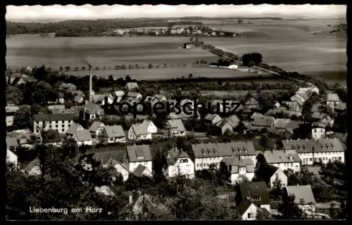 ÄLTERE POSTKARTE LIEBENBURG AM HARZ PANORAMA GESAMTANSICHT TOTALANSICHT KREIS GOSLAR Ansichtskarte cpa AK postcard