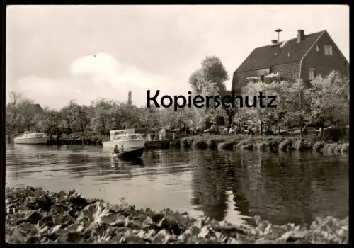 ÄLTERE POSTKARTE GASTSTÄTTE THEODOR HINTZE LEESWIG-KÖNIGREICH ÜBER BUXTEHUDE SIRENE JORK Ansichtskarte AK cpa postcard