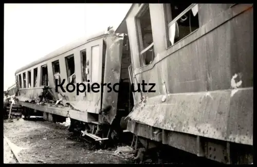 ALTE POSTKARTE ZUGUNGLÜCK ÖSTERREICH ENTGLEISUNG WAGGON WAGGONS BBÖ EISENBAHN 30ER JAHRE Zug Unglück