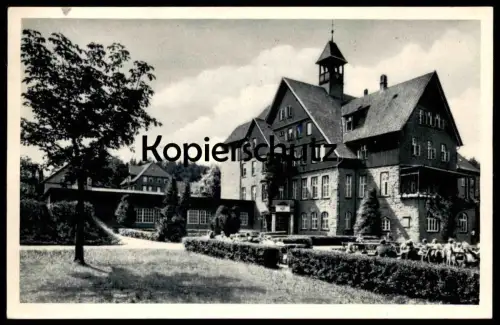 ALTE POSTKARTE ERHOLUNGSHEIM IM SOLLING 365 METER N. N. BEI DASSEL 1952 DER SOLLING Ansichtskarte AK cpa postcard