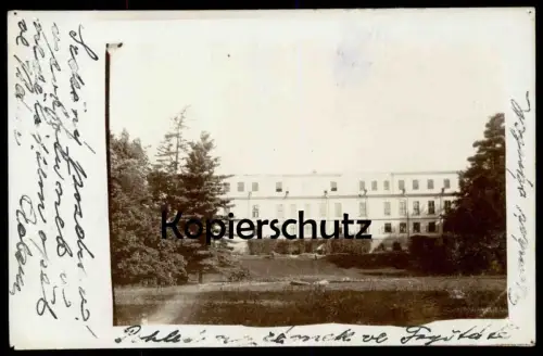ALTE POSTKARTE FREISTADT SCHLESIEN SCHLOSS 1902 FRYSTAT castle chateau Ansichtskarte AK cpa postcard