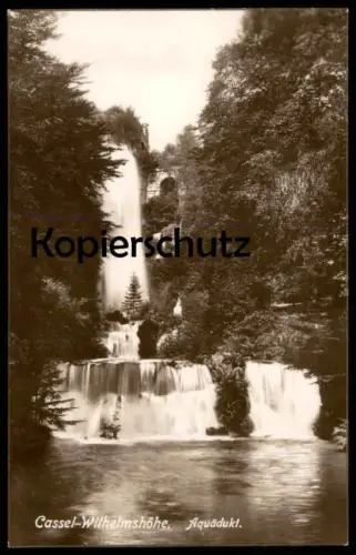 ALTE POSTKARTE CASSEL WILHELMSHÖHE AQUÄDUKT WASSERFALL cascade Kassel Ansichtskarte postcard cpa AK