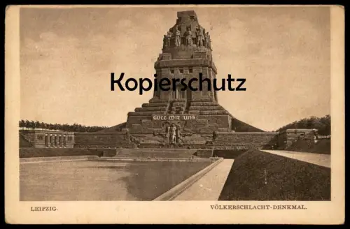 ALTE POSTKARTE LEIPZIG VÖLKERSCHLACHTDENKMAL Denkmal Ansichtskarte AK cpa postcard