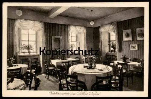 ALTE POSTKARTE WEIMAR GÄSTEZIMMER IM TIEFURTER SCHLOSS TIEFURT 1942 castle chateau Ansichtskarte AK postcard cpa
