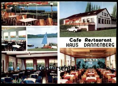 ÄLTERE POSTKARTE ESSEN CAFÉ RESTAURANT HAUS DANNENBERG INH. FAMILIE KÖRZEL Ansichtskarte AK postcard cpa