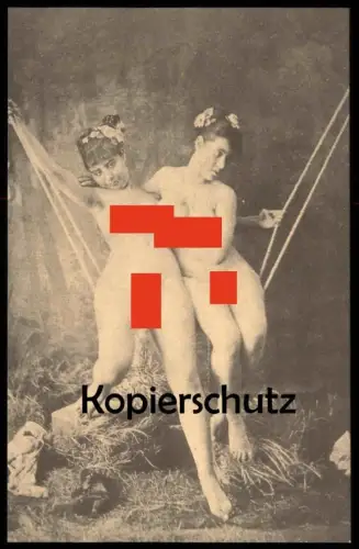 ALTE REPRO ? POSTKARTE AKT FRAUEN NACKT BRUST EROTIK eroticism nus nude breast women nudity postcard cpa Ansichtskarte