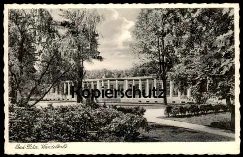 ÄLTERE POSTKARTE BAD ELSTER WANDELHALLE Kurpark Ansichtskarte AK cpa postcard