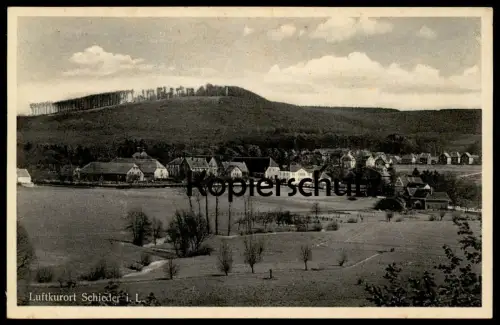 ALTE POSTKARTE SCHIEDER PANORAMA GESAMTANSICHT SCHWALENBERG AN DER LIPPE Ansichtskarte AK cpa postcard