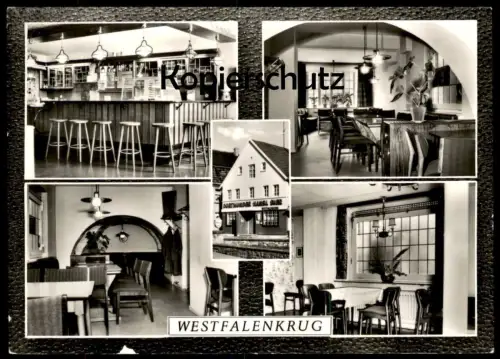 ÄLTERE POSTKARTE BAD DRIBURG WESTFALENKURG ERDNUSSAUTOMAT ERDNUSSSPENDER DORTMUNDER HANSA BIER KÜHNE AK Ansichtskarte