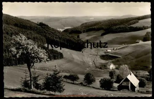 ÄLTERE POSTKARTE SCHÜTZENBACH PANORAMA FURTWANGEN 870 METER Ansichtskarte AK cpa postcard