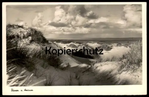 ALTE POSTKARTE DÜNEN AUF AMRUM INSEL 1939 gelaufen an Hochtief AG Berlin Düne Meer Ansichtskarte AK cpa postcard