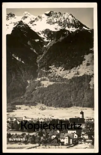 ALTE POSTKARTE BLUDENZ PANORAMA VORARLBERG MONTAFON ÖSTERREICH Austria Autriche cpa postcard AK Ansichtskarte