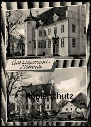 ÄLTERE POSTKARTE GUT HOYERSWORT EIDERSTEDT OLDENSWORT Garding Herrenhaus Villa Ansichtskarte AK cpa postcard