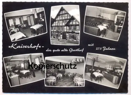ÄLTERE POSTKARTE BLOMBERG IN LIPPE KAISERHOF DER GUTE ALTE GASTHOF SEIT 275 JAHREN BITBURGER Ansichtskarte cpa postcard