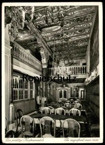 ALTE POSTKARTE HAMBURG ALT-HAMBURGER BÜRGERHAUS IM GRIMM DIE PRÄCHTIGE KAUFMANNSDIELE 1692 Ansichtskarte AK cpa postcard