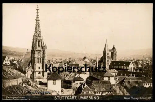 ALTE POSTKARTE STUTTGART UMGEBUNG ESSLINGEN JOSEPH KÜRSCHNER Ansichtskarte AK cpa postcard