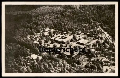 ALTE POSTKARTE RÖMER-KASTELL SAALBURG BAD HOMBURG FLIEGERAUFNAHME PANORAMA LUFTBILD Ansichtskarte postcard AK cpa