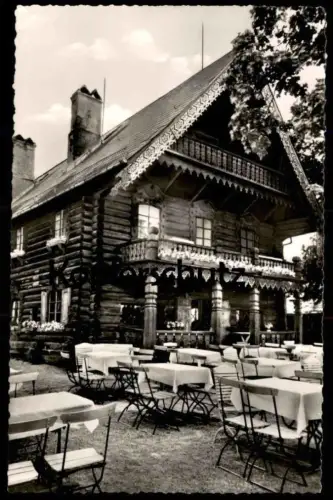 ÄLTERE POSTKARTE BERLIN WANNSEE GASTSTÄTTE BLOCKHAUS NIKOLSKOE Ansichtskarte AK cpa postcard
