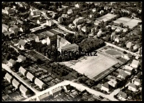 ÄLTERE POSTKARTE PADERBORN JOSEFS-KRANKENHAUS BRÜDERKRANKENHAUS LUFTBILD Hospital Barmherzige Brüder Ansichtskarte AK