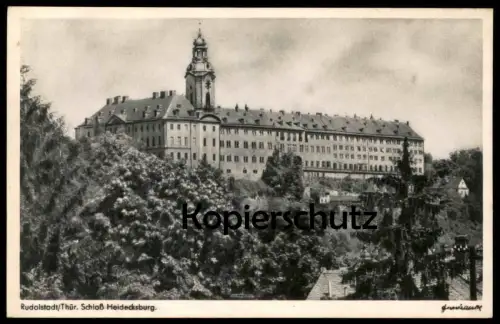 ALTE POSTKARTE RUDOLSTADT THÜRINGEN SCHLOSS HEIDECKSBURG castle chateau Ansichtskarte AK cpa postcard