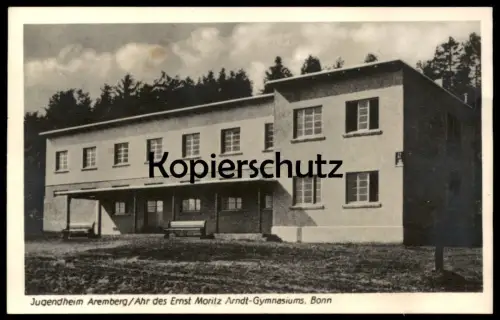 ALTE POSTKARTE JUGENDHEIM AREMBERG AHR DES ERNST MORITZ ARNDT GYMNASIUMS BONN ADENAU Gymnasium Ansichtskarte AK cpa