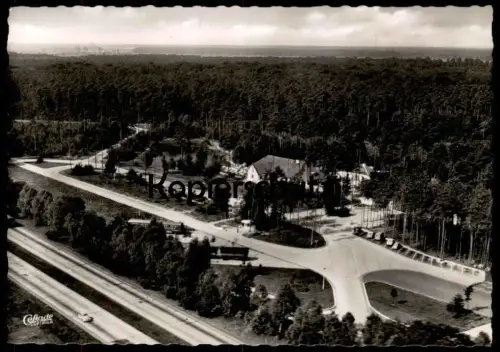 ALTE POSTKARTE BRUCHSAL AUTOBAHNRASTHOF- UND HOTEL J. BIRZLE K.G. Autohof Autobahn motorway Ansichtskarte postcard cpa