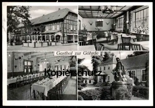 ÄLTERE POSTKARTE GASTHOF ZUR GÖHRDE EWALD SCHRÖDER ÜBER DAHLENBURG ELBTALAUE Dannenberg Hitzacker AK postcard cpa