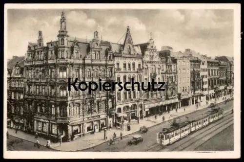 ALTE POSTKARTE KÖLN DER HOHENZOLLERNRING STRASSENBAHN SIECHEN BLUM & SCHLOSS CORNELIUS CAFÉ Cologne Hohenzollern Ring AK