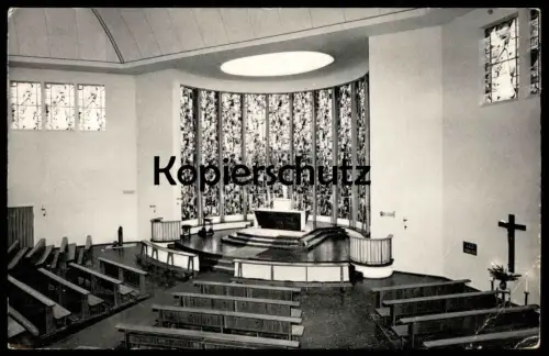 ÄLTERE POSTKARTE SIEGBURG KALDAUEN PFARRE HEILIGE OSTERKOMMUNION 1960 Ansichtskarte postcard cpa AK