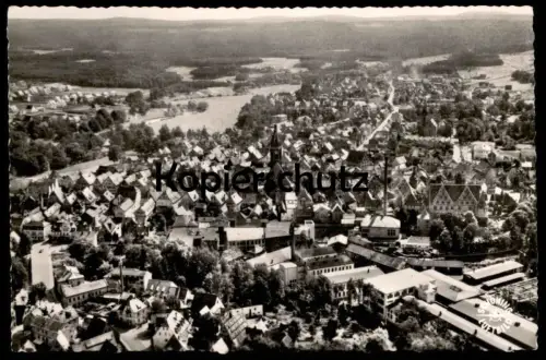 ÄLTERE POSTKARTE ROTH BEI NÜRNBERG LUFTBILD PANORAMA FLIEGERAUFNAHME Bayern Ansichtskarte AK cpa postcard